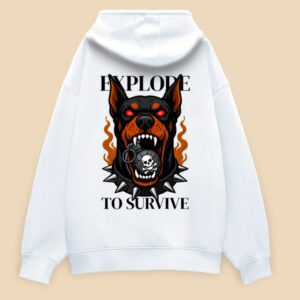 Explode Unisex Oversized Hoodie