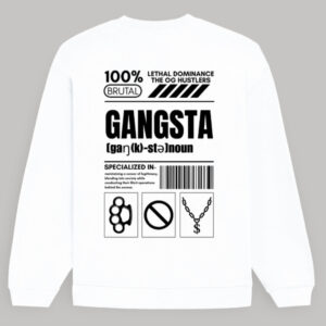 Gangsta Unisex Oversized Sweatshirt