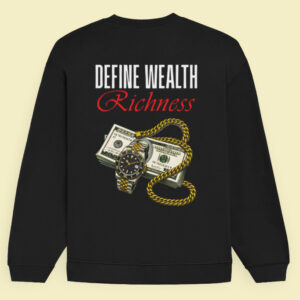 Define Wealth Unisex Oversized Sweatshirt