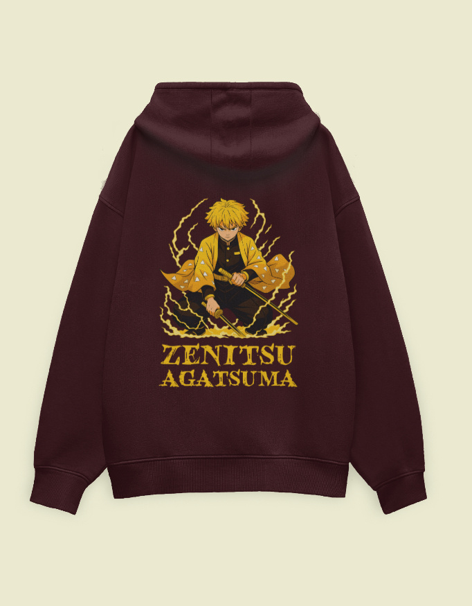 Zenitus Agatsuma Unisex Oversized Hoodie - Image 3