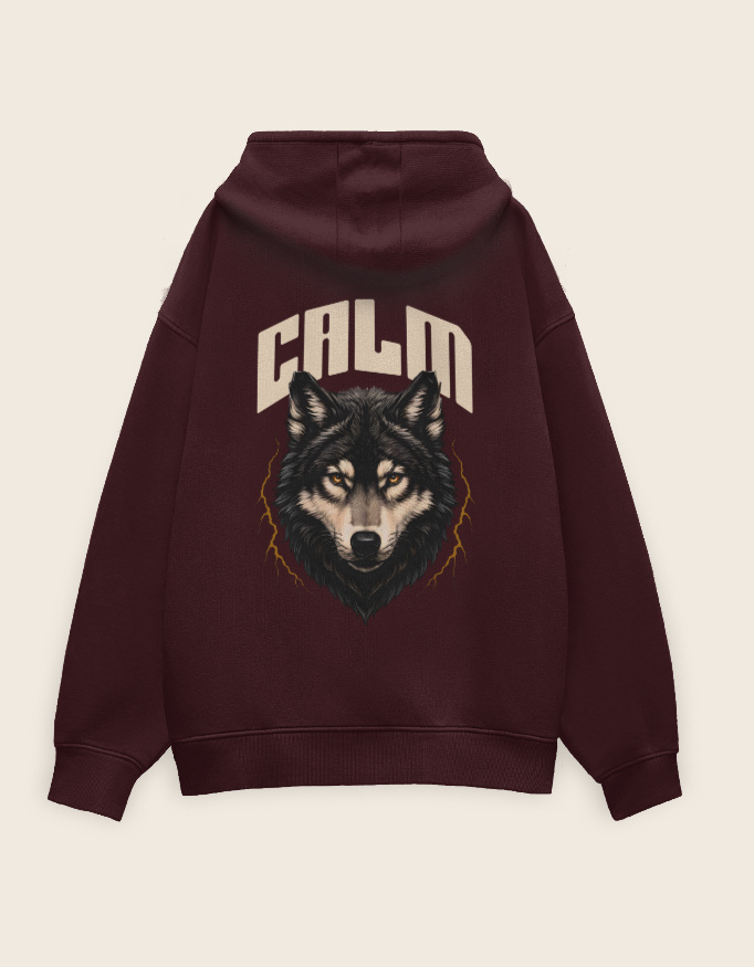 Calm Unisex Oversized Hoodie - Image 3