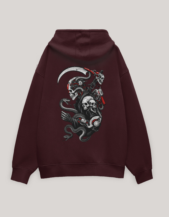 Necrotech Unisex Oversized Hoodie - Image 3