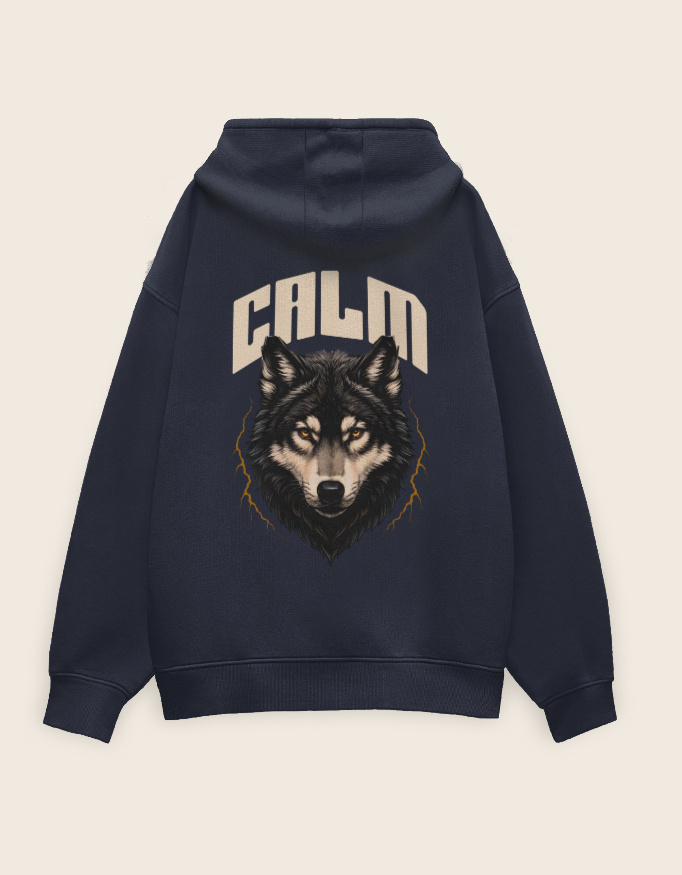 Calm Unisex Oversized Hoodie - Image 2