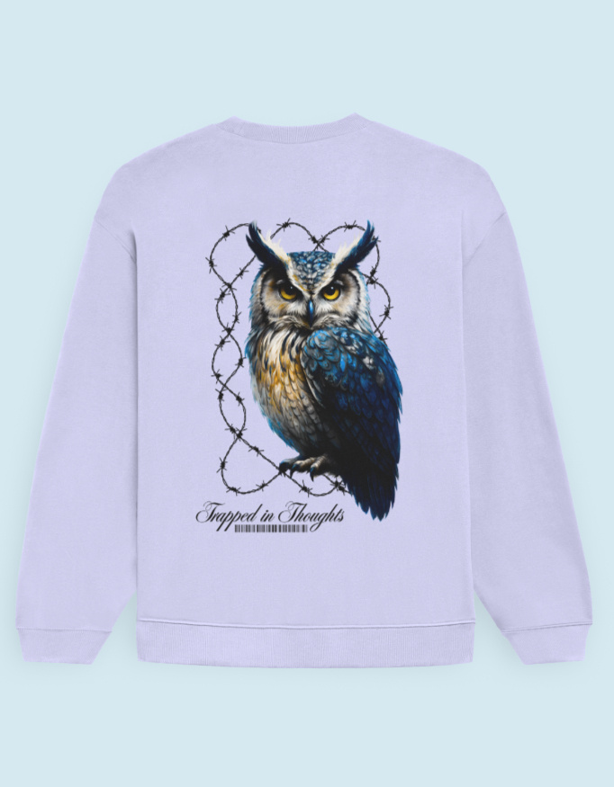 Trapped Unisex Oversized Sweatshirt - Image 3