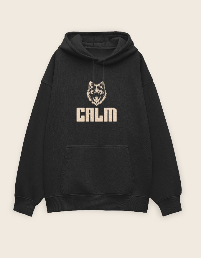 Calm Unisex Oversized Hoodie - Image 4