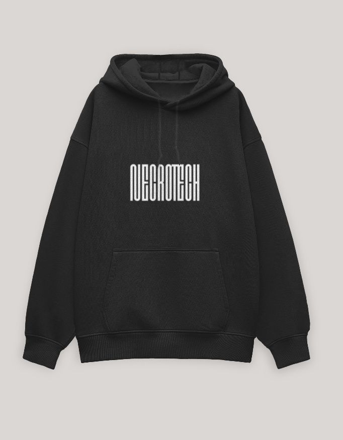 Necrotech Unisex Oversized Hoodie - Image 4
