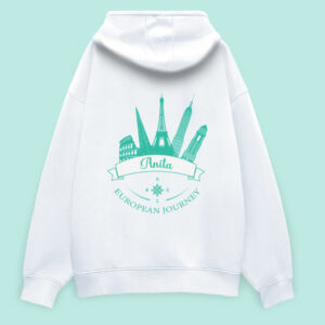 Custom European Journey Unisex Oversized Hoodie