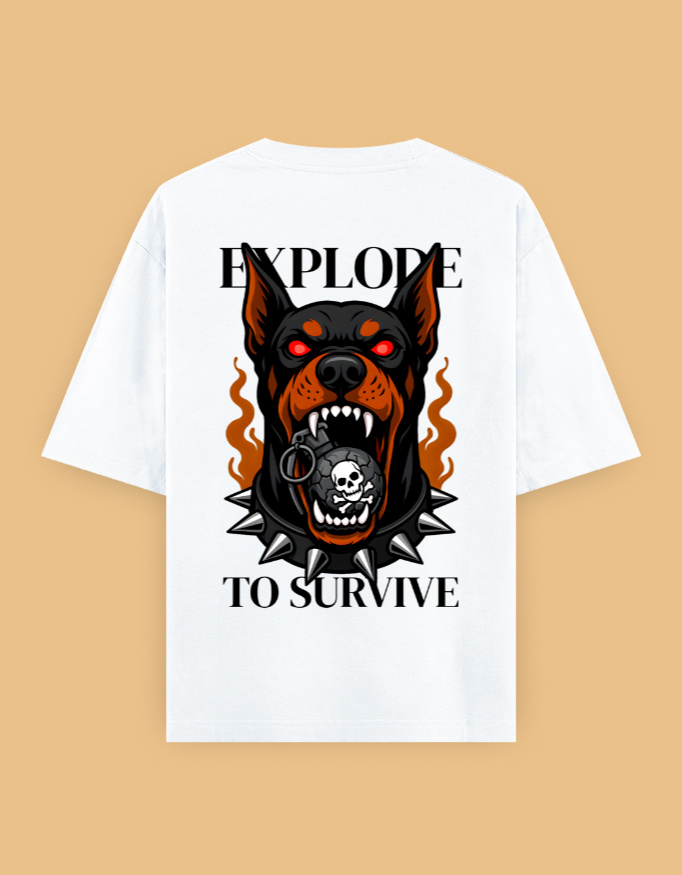 Explode Unisex Oversized Classic T-Shirt