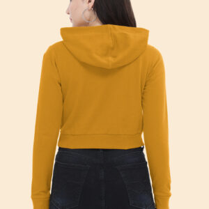 Custom Adventure With Female Cropped Hoodie